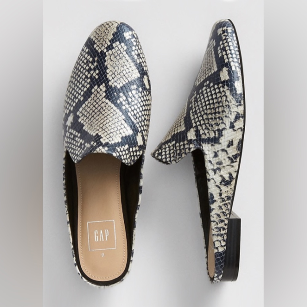 GAP Snake Print Mules